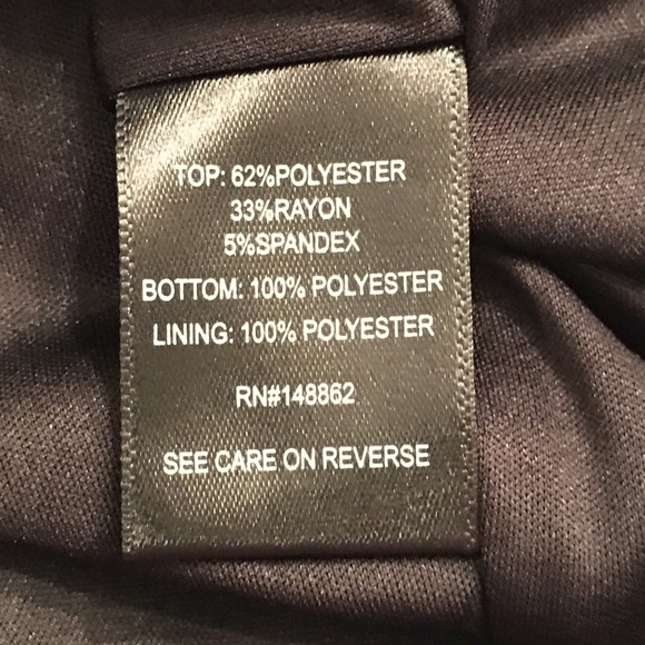 NWT: 🅿️Black Floral Chiffon Maxi Dress 2X-3X - Picture 5 of 6